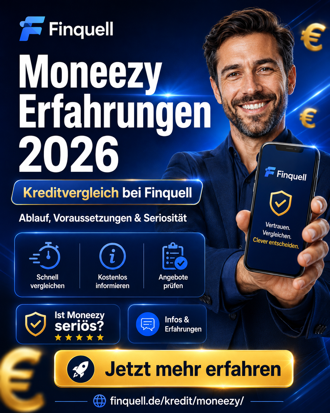 Moneezy Erfahrungen 2026: Kreditvergleich, Ablauf, Voraussetzungen & Seriosität