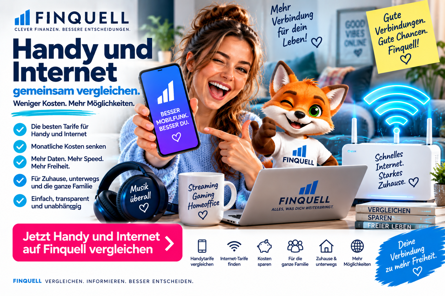 Handy und Internet vergleichen 2026: Kommunikationskosten senken & passende Tarife finden