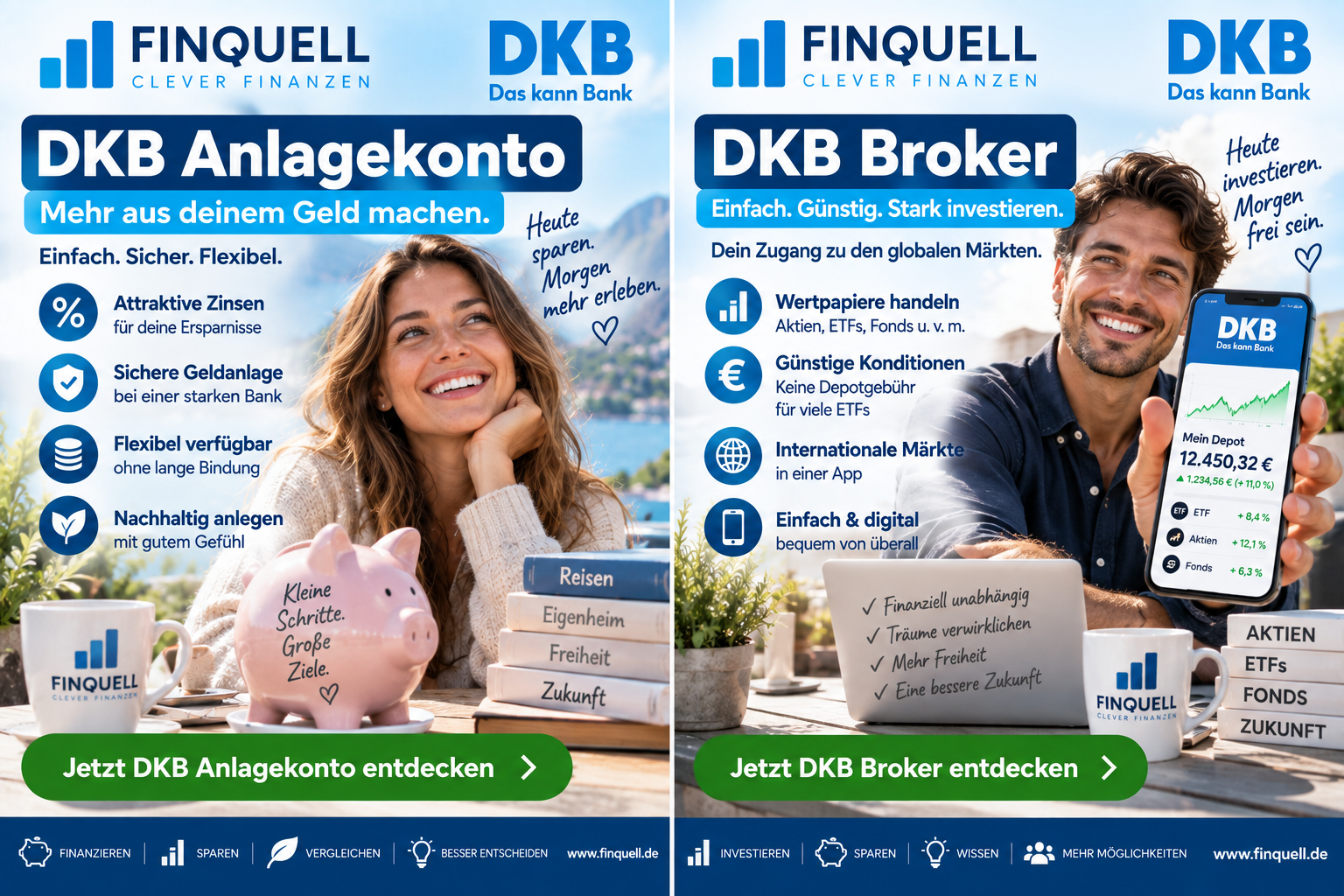 DKB Tagesgeld oder Broker 2026: Sparen oder investieren?
